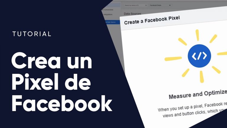 Crear pixeles en facebook