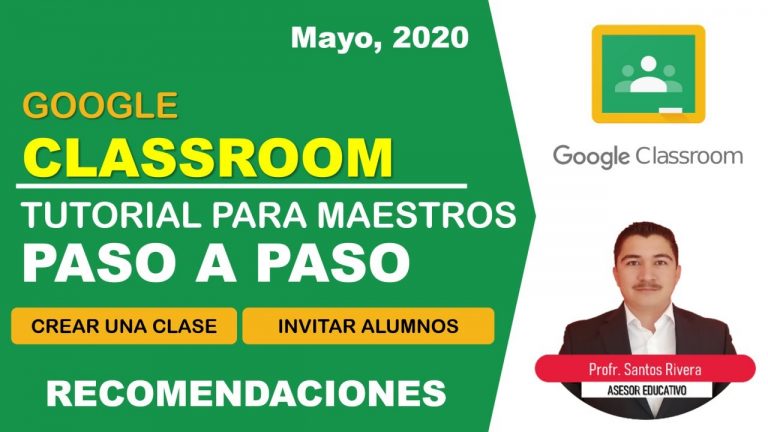 Crear clase en classroom