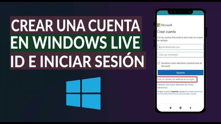 Crear cuenta live