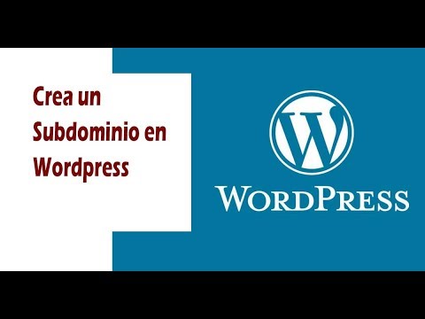 Crear subdominio wordpress