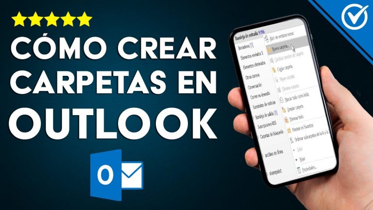 Crear carpetas en outlook para liberar espacio