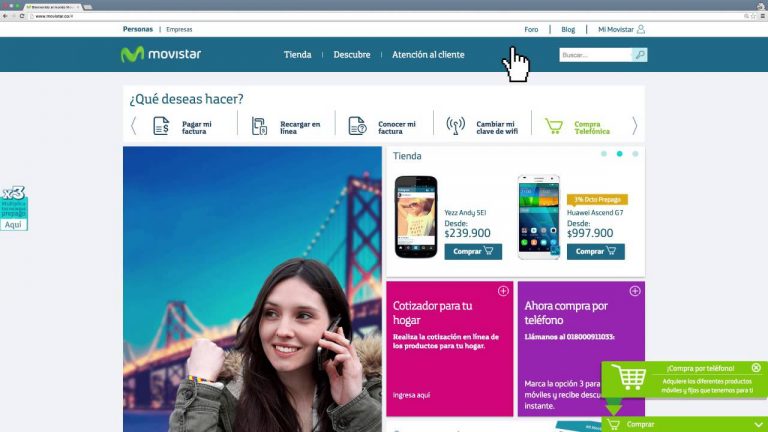 Crear cuenta movistar
