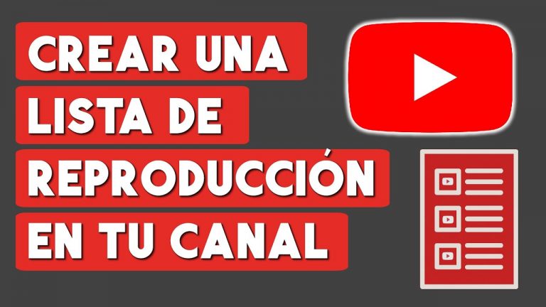 Crear lista de reproduccion youtube