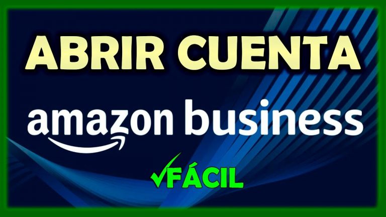 Crear cuenta business amazon