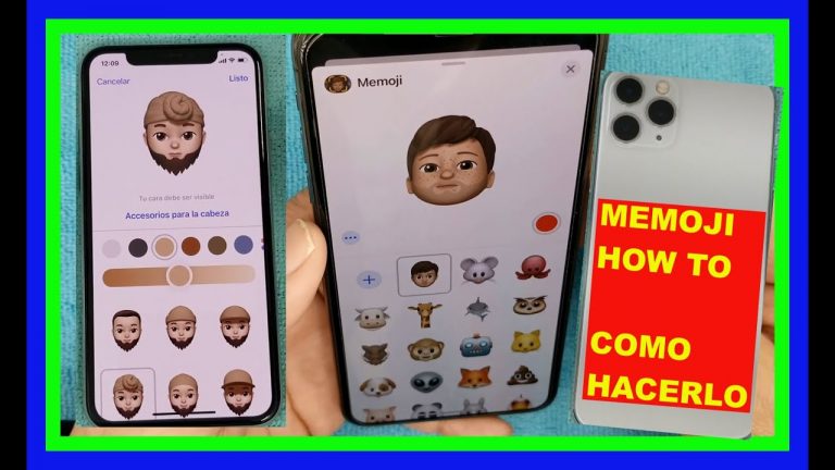 Crear avatar iphone