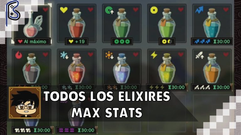 Crear elixires zelda