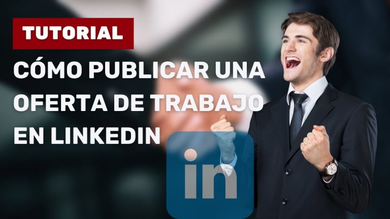 Crear oferta de empleo en linkedin