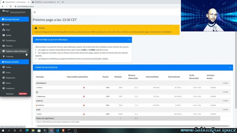 Crear pool de mineria