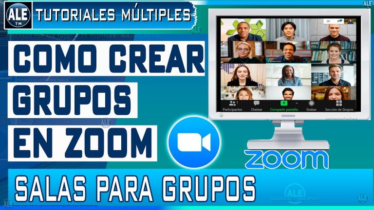 Zoom crear grupos