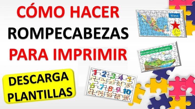 Crear puzzle personalizado para imprimir gratis
