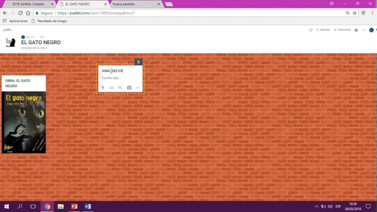Crear padlet
