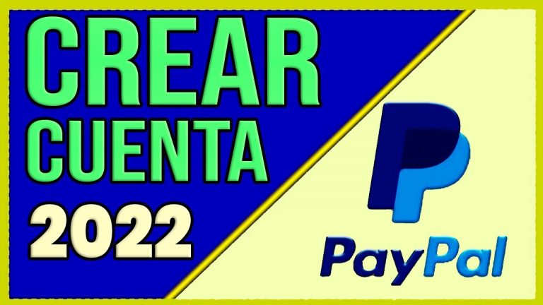 Crear cuenta paypal gratis