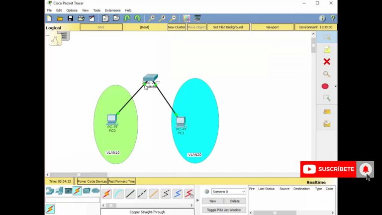 Crear vlan cisco packet tracer