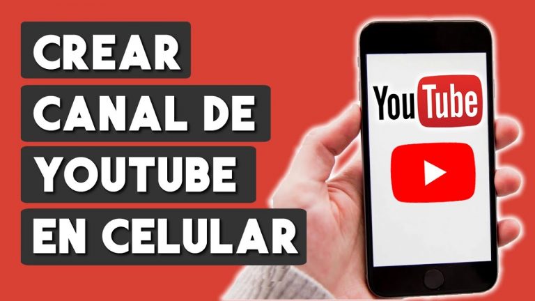 Crear canal de youtube desde mi celular