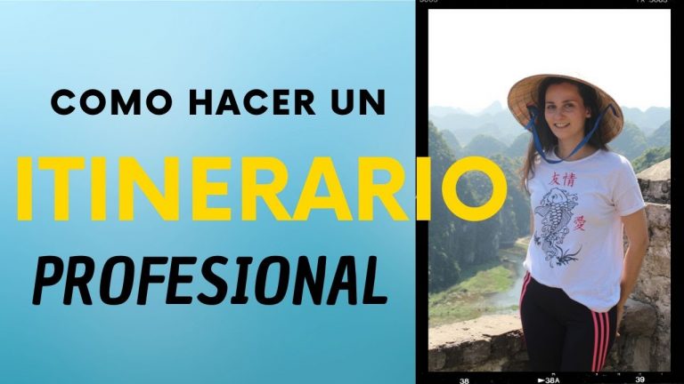Crear itinerario de viaje