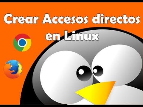 Crear acceso directo linux