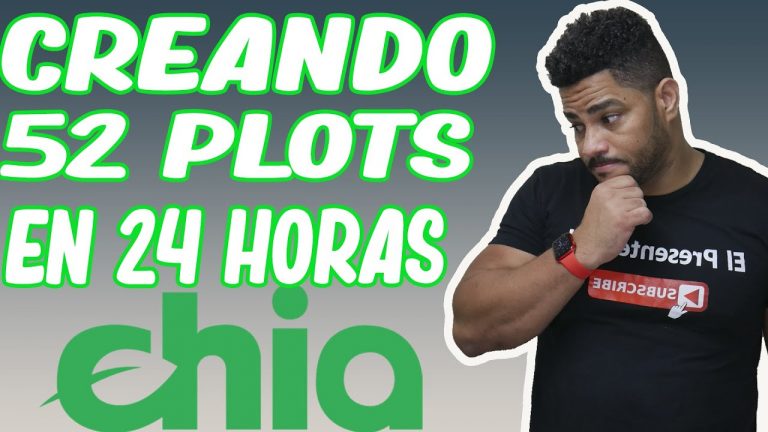 Crear plots chia