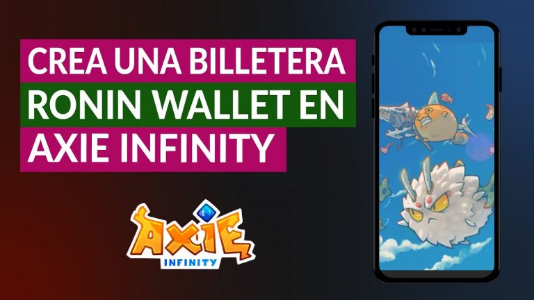 Ronin wallet crear cuenta