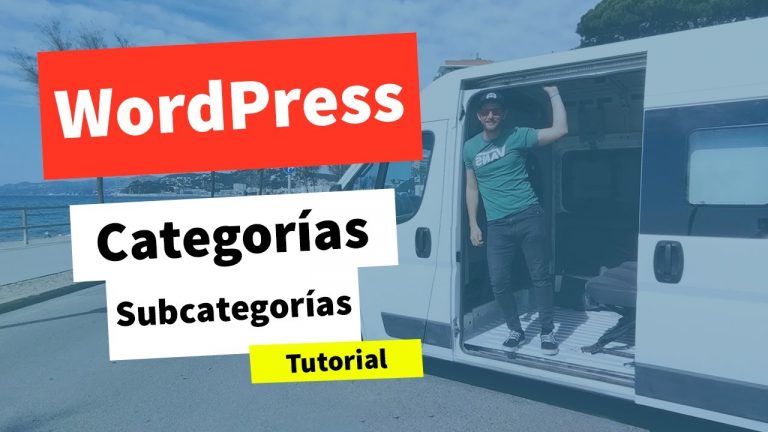 Crear categorias en wordpress