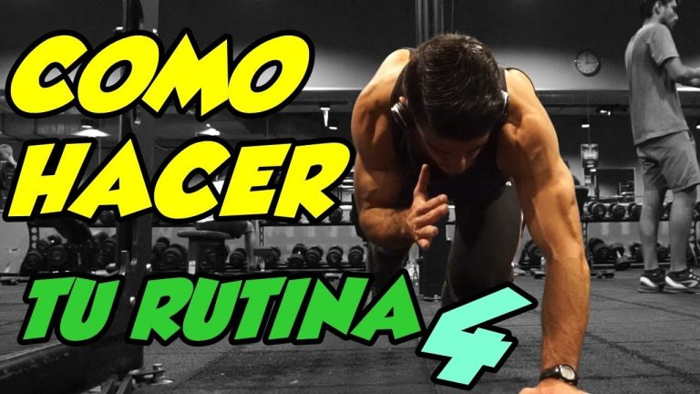 Crear rutina gimnasio