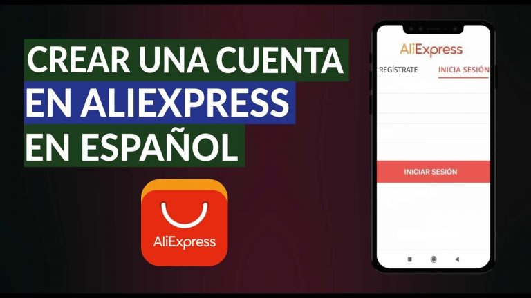 Crear cuenta aliexpress