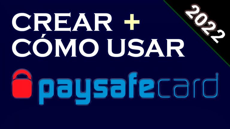Crear cuenta paysafecard
