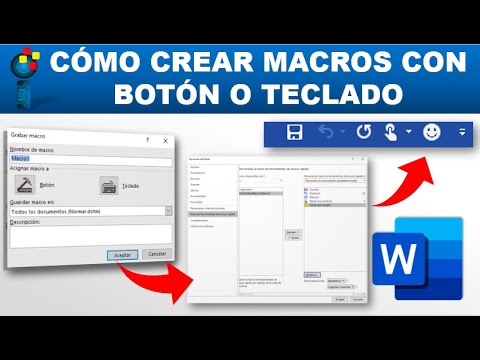 Crear macros en word