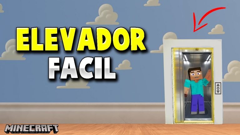 Crear ascensor minecraft
