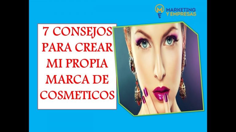 Crear marca cosmetica