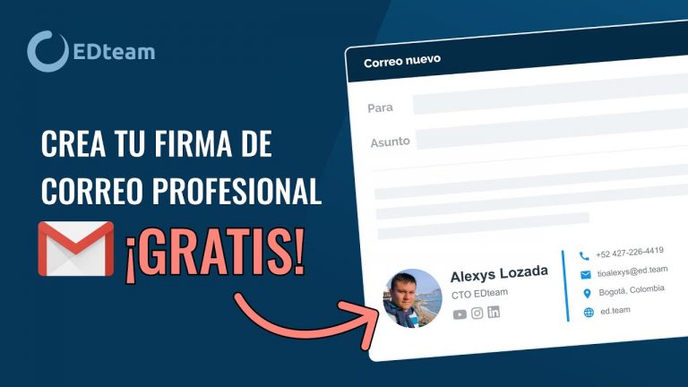 Crear firma mail