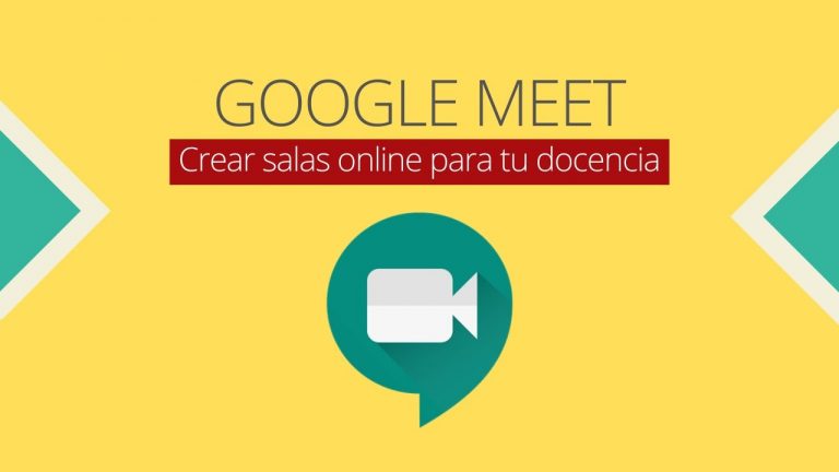 Crear sala meet