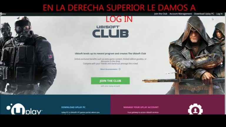 Crear cuenta ubisoft