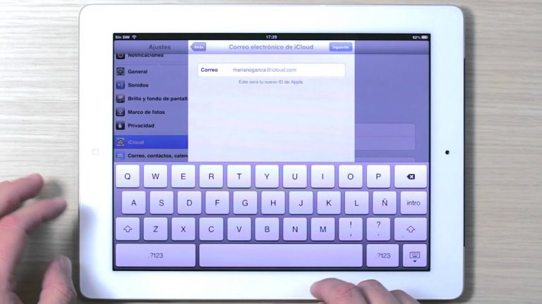 Crear id apple ipad