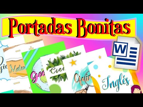 Crear portadas para trabajos