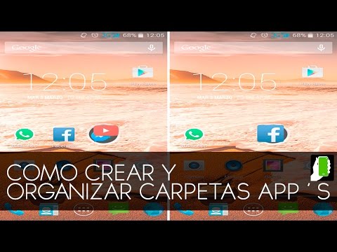 Crear carpeta en tablet samsung