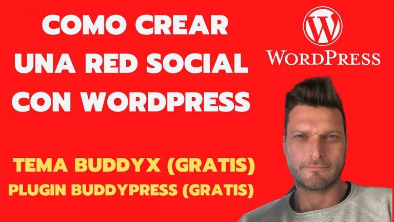 Crear red social con wordpress
