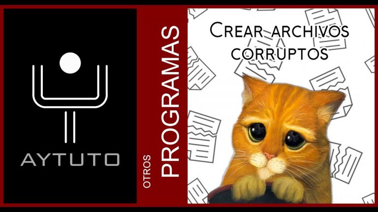 Crear archivos corruptos