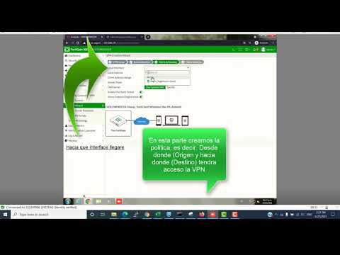 Crear vpn fortigate