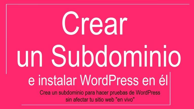 Cdmon crear subdominio