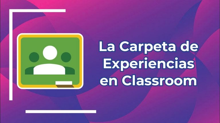 Crear carpetas en classroom
