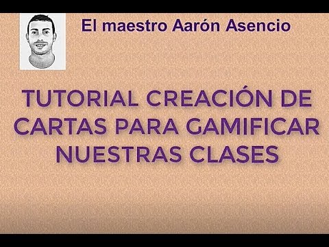 Crear cartas gamificacion