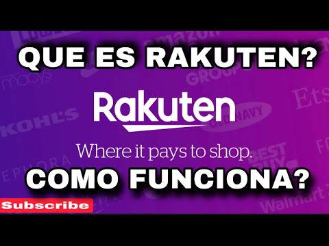 Crear cuenta rakuten