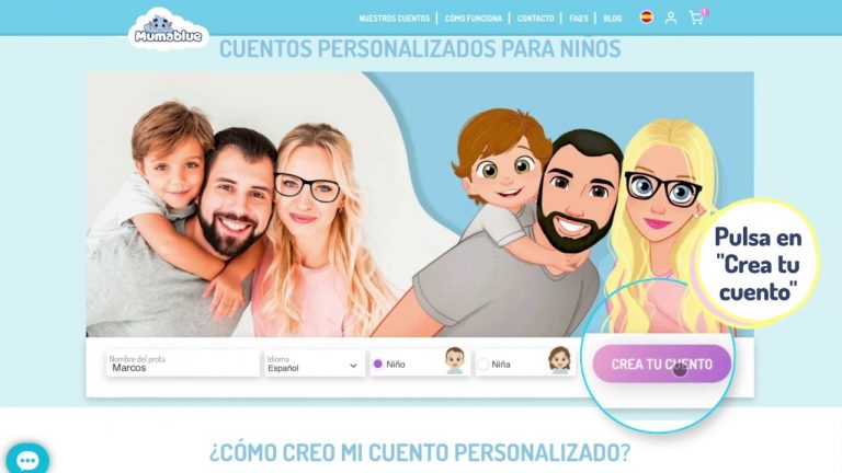 Crear cuento personalizado