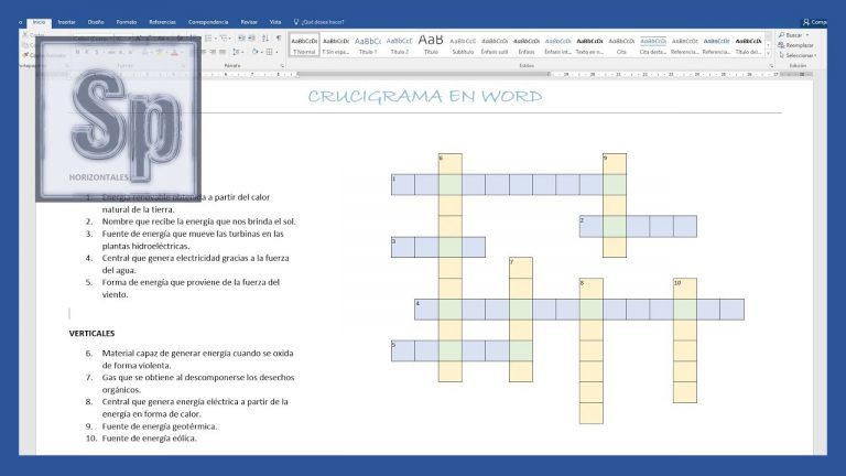 Crear crucigrama