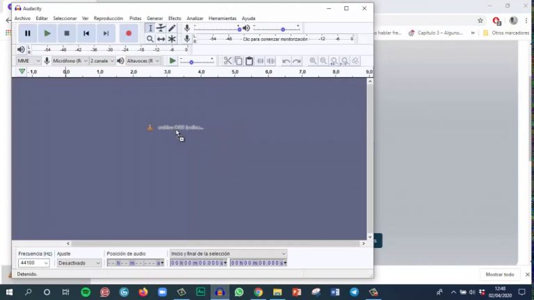 Crear archivo wav
