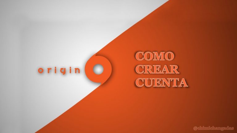 Crear una cuenta origin
