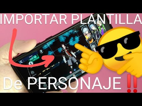 Plantilla para crear un personaje