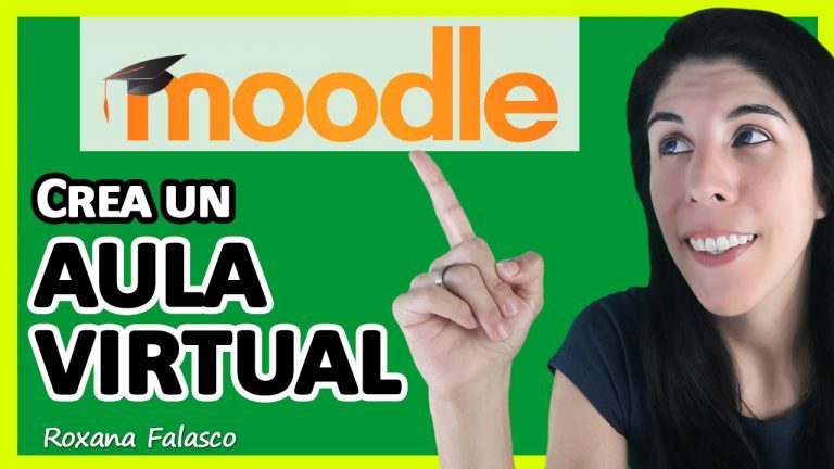 Crear un aula virtual en moodle
