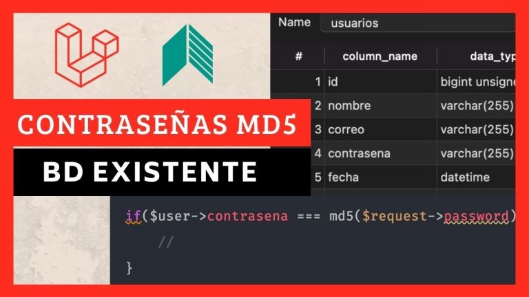 Crear md5