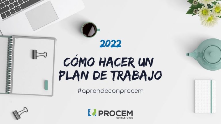 Crear un plan de trabajo